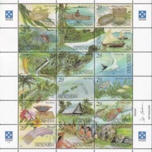 US 186 Trust Territories Micronesia NH VF Yap Culture M/S