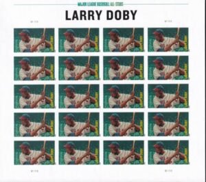 US 4695a Modern Imperf Larry Doby Sheet