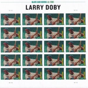 US 4695a Modern Imperf Larry Doby Sheet