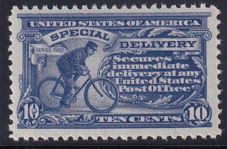 INV-24881itExt_89ca41f9-4b74-4781-b0ae-bec0f07deade US E11 Special Delivery Mint NH VF-XF Dark Ultramarine "Pink Back" Exceptional!