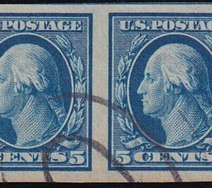 US 347 Washington / Franklin Used VF Horizontal Pair
