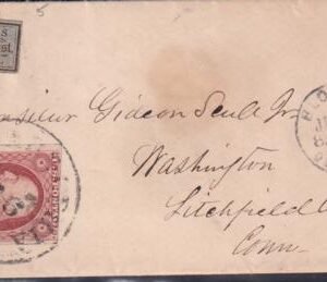 US 11A, 15214 Used VF #11a(3 Large Margins) On Superb CoverWith 15L14 Blood's, Acid Tied, Lovely!