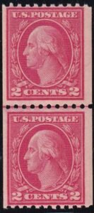 US 450 Washington / Franklin Mint NH F-VF Fresh Line Pair