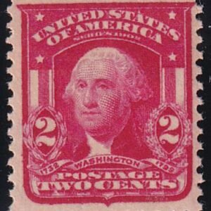 US 319Fi Bureau & Regular Issues Mint LH F-VF Die II Carmine
