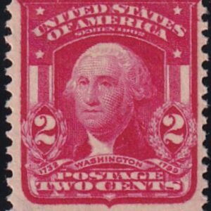 US 319Fi Bureau & Regular Issues Mint NH F-VF Die II Carmine