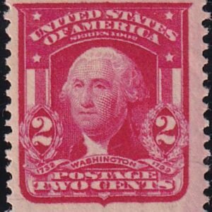 US 319Fi Bureau & Regular Issues Mint NH F-VF Jumbo Margins Die II Carmine