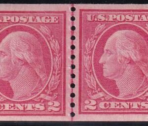 US 455 Washington / Franklin Mint NH VF-XF Line Pair Unusually Well Centered + Fresh!