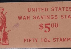 US WS7b War Savings Stamp Mint NH VF-XF Pristine - All Panes Very Well Centered