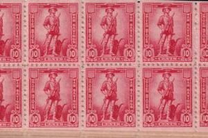 US WS7b War Savings Stamp Mint NH F-VF Exploded Booklet w/15 Spines, Interleaving Staples + Covers. Pristine With Electric EYE