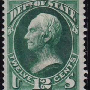 US O63 Officials Mint H F-VF OG But Heavily Hinged, 1 Shorter Perf