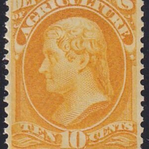 US O5 Officials Mint LH F-VF Pristine OG, Rich Color