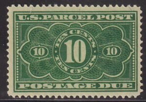 US JQ4 Parcel Post Postage Dues Mint Very LH VF-XF Single
