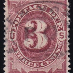 US J17 Postage Dues Used VF-XF Rich Color Exceptional For This Scarce Stamp