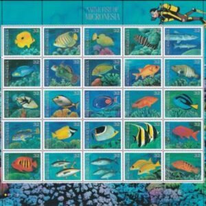 US 227 Trust Territories Micronesia NH VF Native Fish M/S