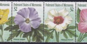 US 228 Trust Territories Micronesia NH VF Hibiscus