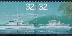 US 243-44 Trust Territories Micronesia NH VF Patrol Boats