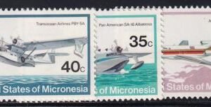 US C1-3 Trust Territories Micronesia Airmail NH VF Aircraft(1984)