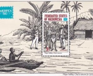 US C25 Trust Territories Micronesia Airmail NH VF Ameripex S/S(1986)