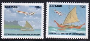 US C47-48 Trust Territories Micronesia Airmail NH VF Aircraft(1992)