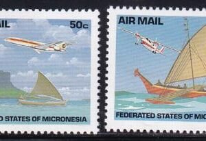 US C47-48 Trust Territories Micronesia Airmail NH VF Aircraft(1992)