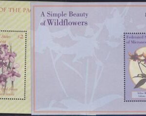 US 386 Trust Territories Micronesia NH VF Wildflowers M/S