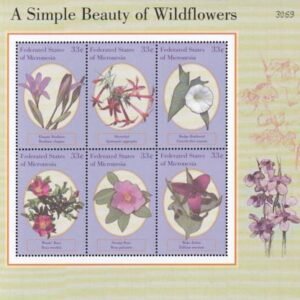 US 388 Trust Territories Micronesia NH VF Wildflowers S/S