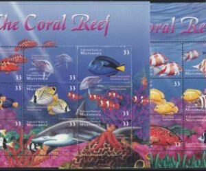 US 399-400 Trust Territories Micronesia NH VF Coral Fish M/S