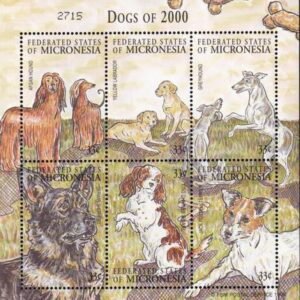 US 408 Trust Territories Micronesia NH VF Dogs M/S