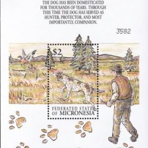 US 410 Trust Territories Micronesia NH VF Dogs S/S