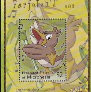 US 415 Trust Territories Micronesia NH VF Pokemon S/S