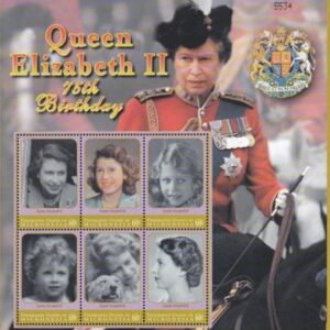 US 443 Trust Territories Micronesia NH VF Queen Elizabeth M/S