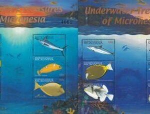 US 445-46 Trust Territories Micronesia NH VF Underwater Trea. M/S