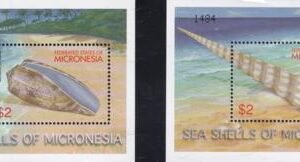 US 459-60 Trust Territories Micronesia NH VF Sea Shells S/S