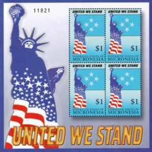 US 485 Trust Territories Micronesia NH VF United We Stand S/S