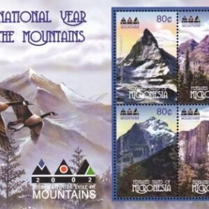 US 492 Trust Territories Micronesia NH VF Year Of The Mountains M/S