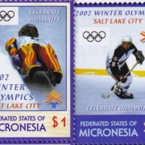 US 502-03 Trust Territories Micronesia NH VF Winter Olympics (Sm. Rings)