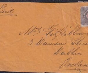 US 37 FDCS And Better Covers 1860 Cover To Dublin Minor Perf Flaws