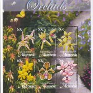 US 517 Trust Territories Micronesia NH VF Orchids M/S