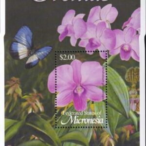 US 522 Trust Territories Micronesia NH VF Orchids S/S