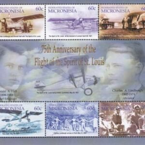 US 538 Trust Territories Micronesia NH VF Charles Lindbergh M/S