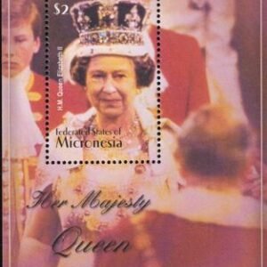US 542 Trust Territories Micronesia NH VF Queen Elizabeth S/S