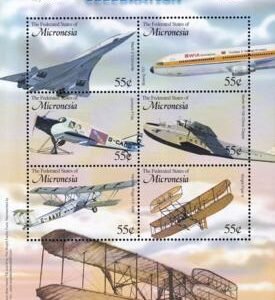 US 551 Trust Territories Micronesia NH VF Aviation Centennial M/S