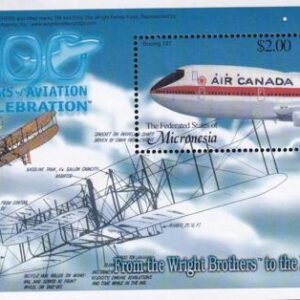 US 552 Trust Territories Micronesia NH VF Aviation Centennial S/S