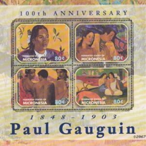 US 557 Trust Territories Micronesia NH VF Paul Gaugin M/S