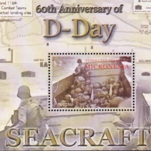 US 592 Trust Territories Micronesia NH VF D-Day S/S