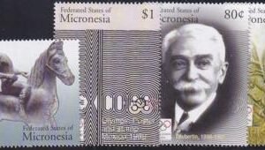 US 603-06 Trust Territories Micronesia NH VF Athens Olympics
