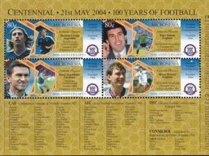 US 611 Trust Territories Micronesia NH VF FIFA Centenary M/S