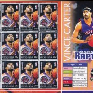 US 614 Trust Territories Micronesia NH VF Basketball D. Nowitz M/S Of 12