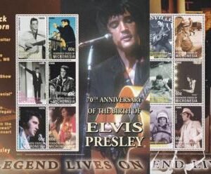 US 635-36 Trust Territories Micronesia NH VF Elvis 70th M/S(2)