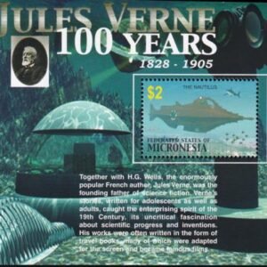 US 650 Trust Territories Micronesia NH VF Jules Verne S/S